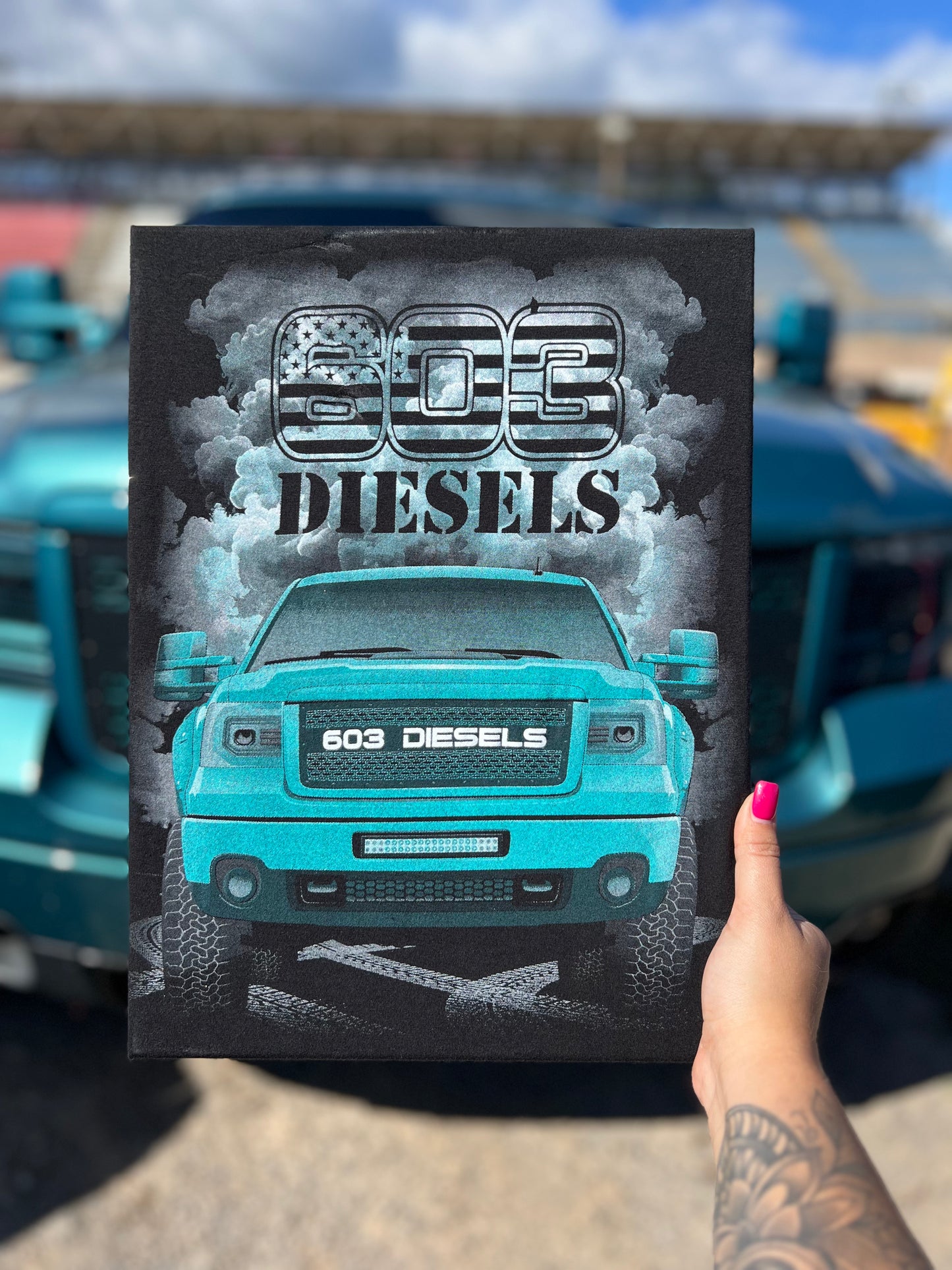 Her Teal Duramax Hoodie - 9