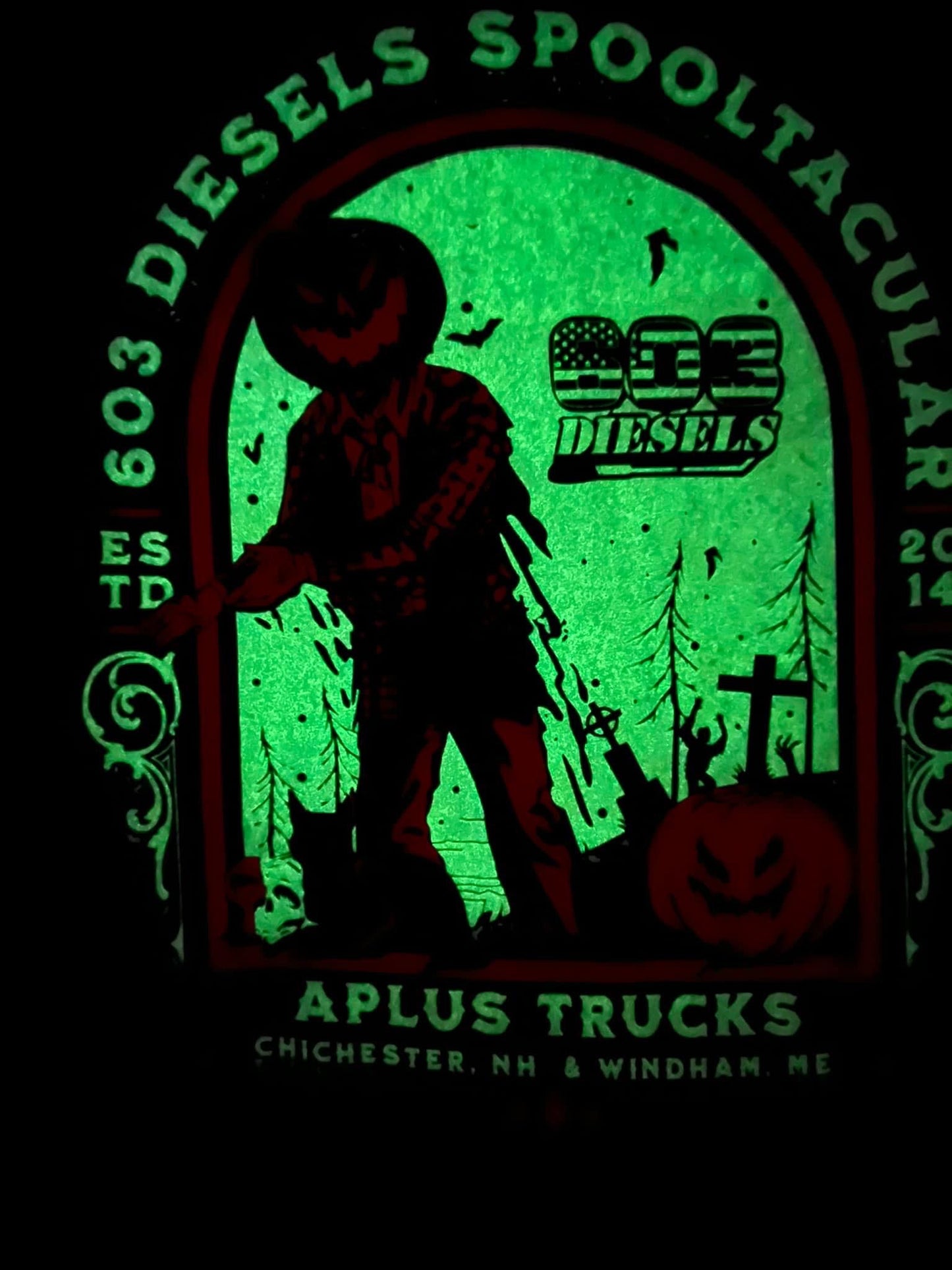 Halloween Glow on the Dark Spooltacular Tshirt