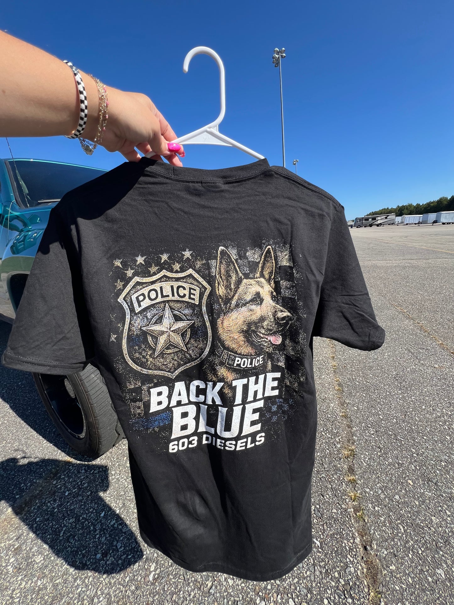 Back the Blue K9 Tshirt
