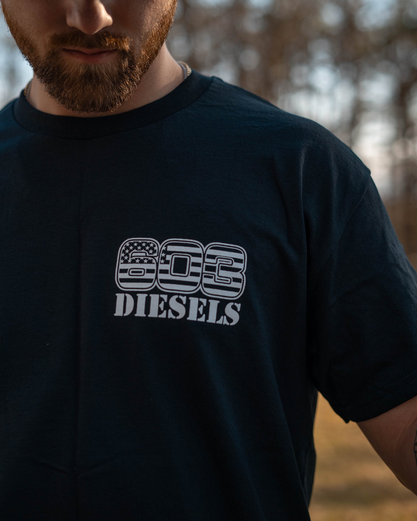 603 Diesels Orange Logo Tshirt