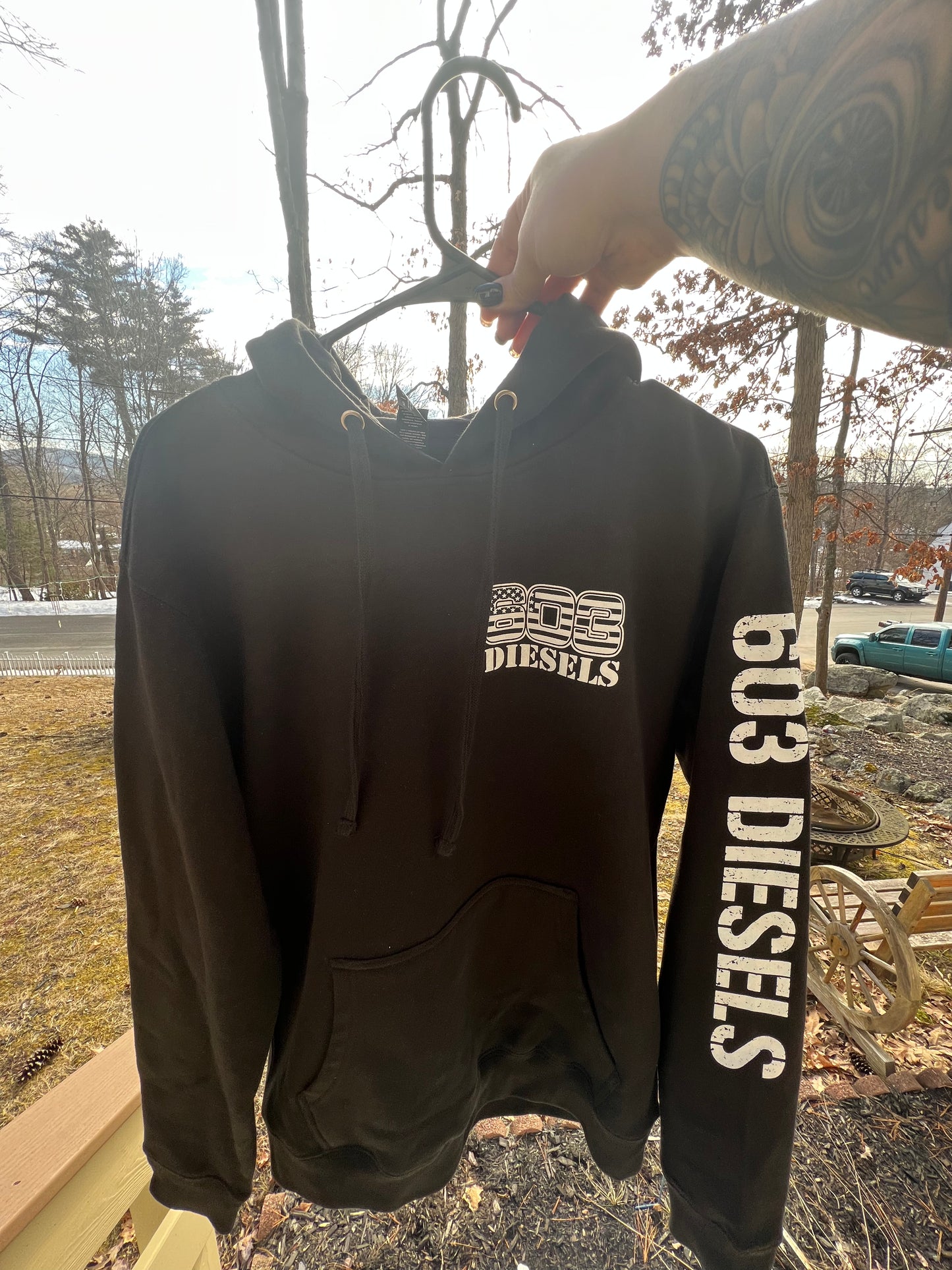 603 Diesels Roses Hoodie