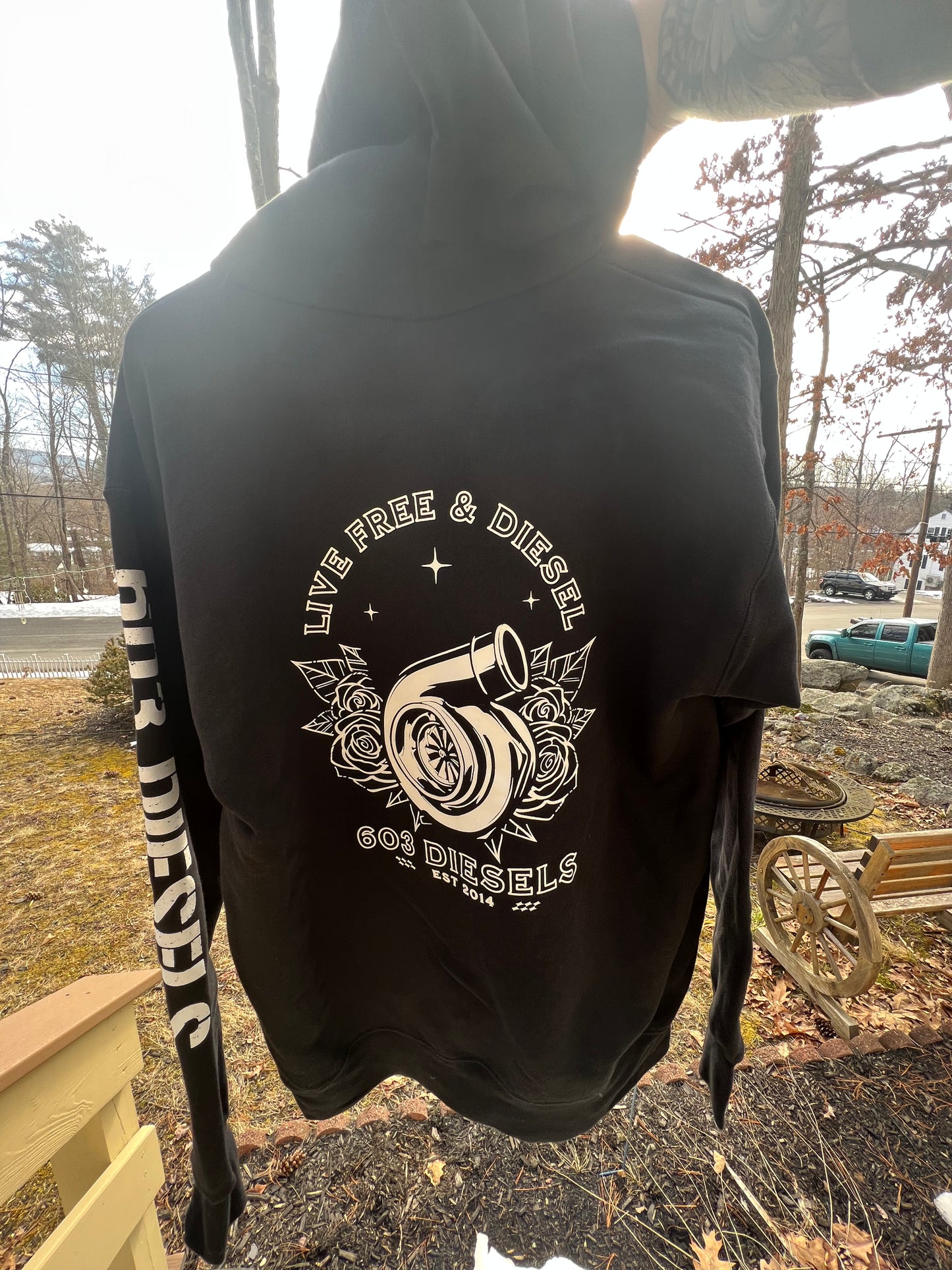 603 Diesels Roses Hoodie