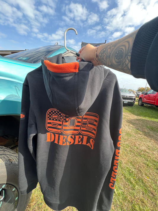 603 x BRUNT Orange Logo Hoodie
