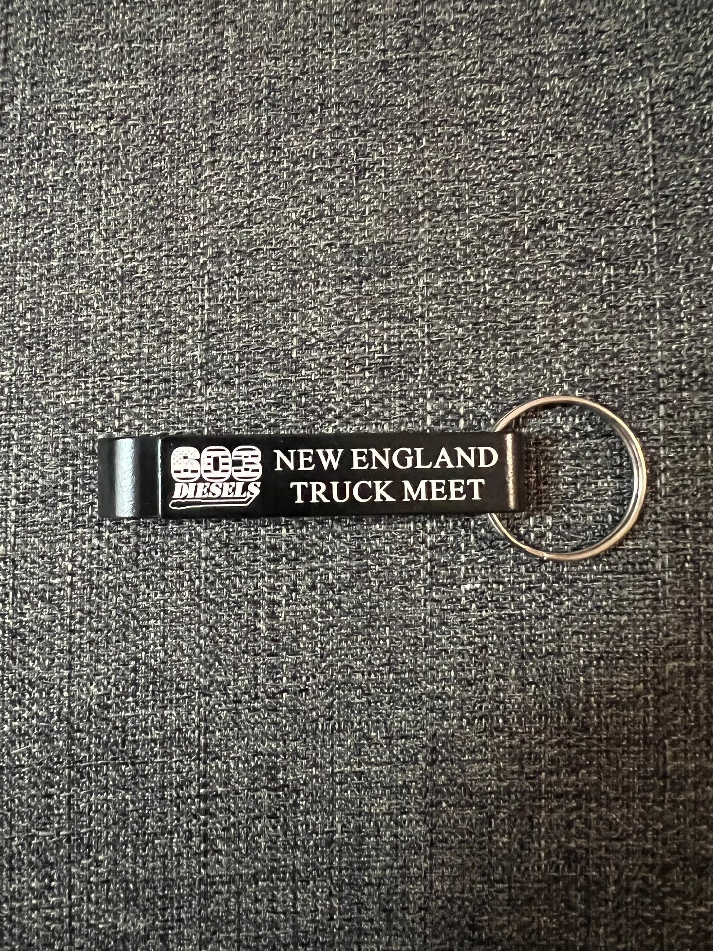 New England Truck Meet Bottle Opener Keychain
