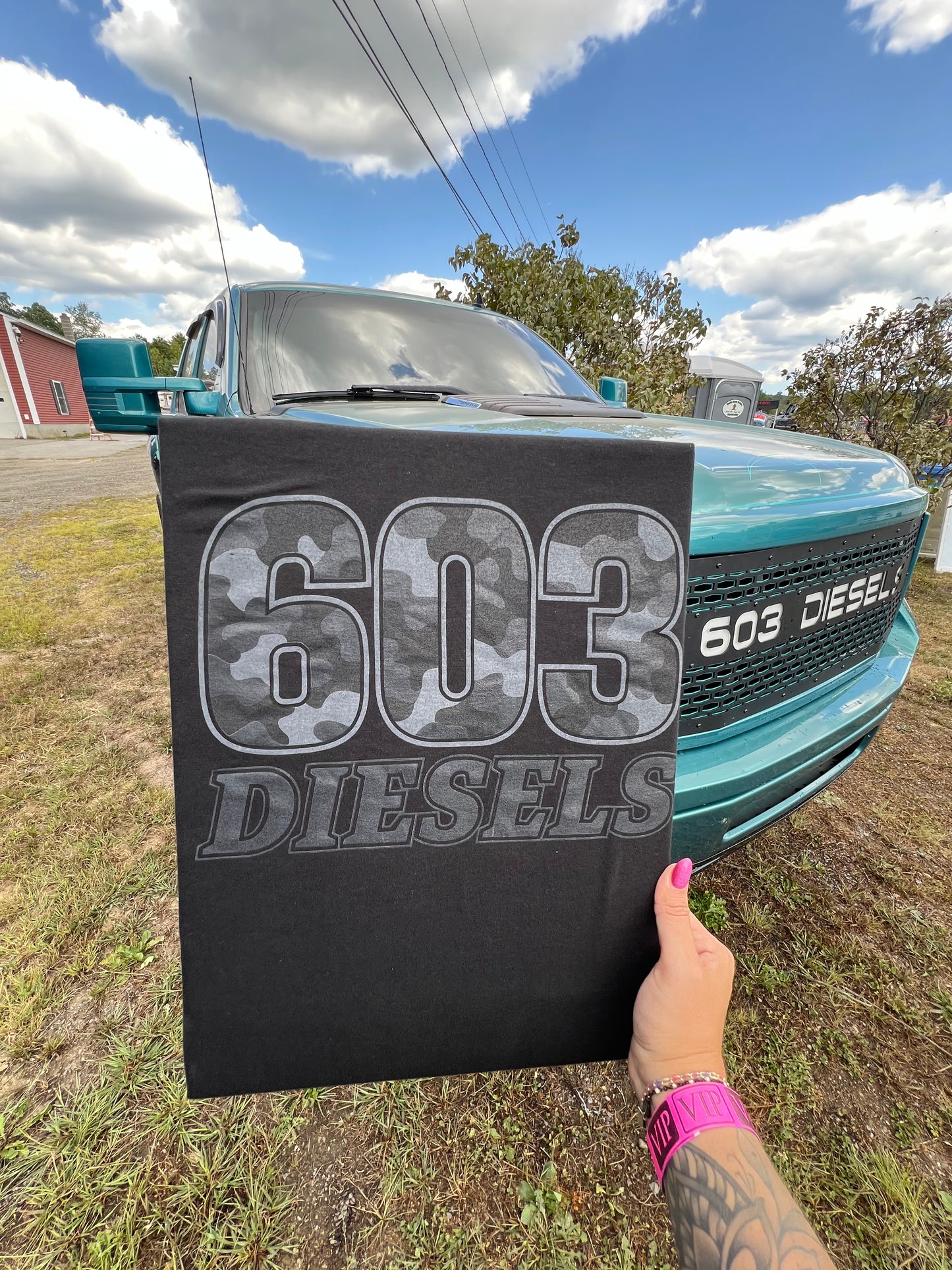 603 Diesels Grey Camo Tshirt