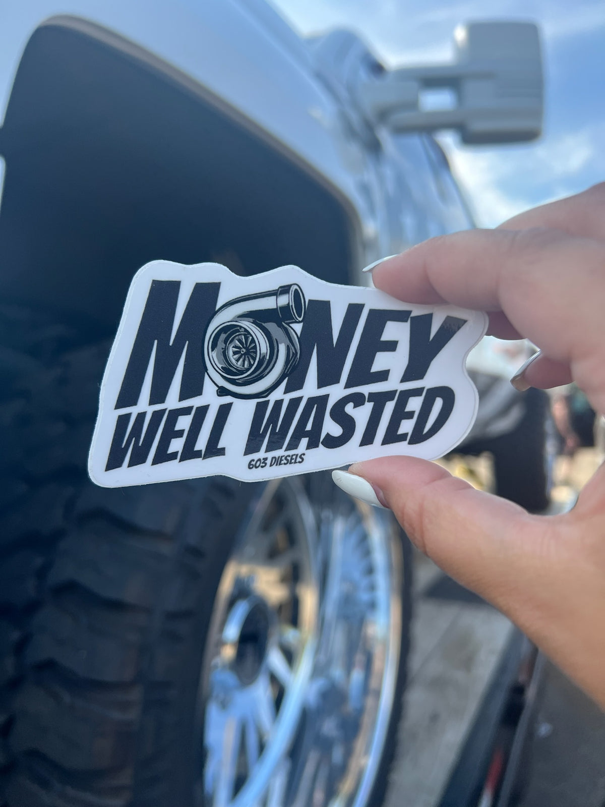 Money Well Wasted Sticker - 108