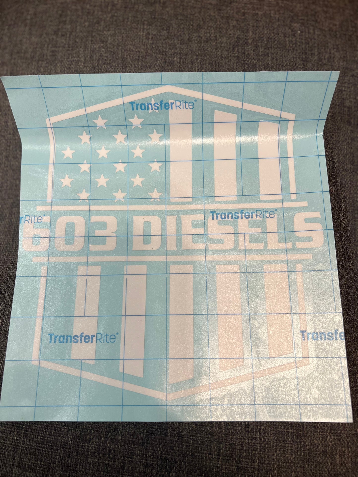 603 Polygon Flag Decal