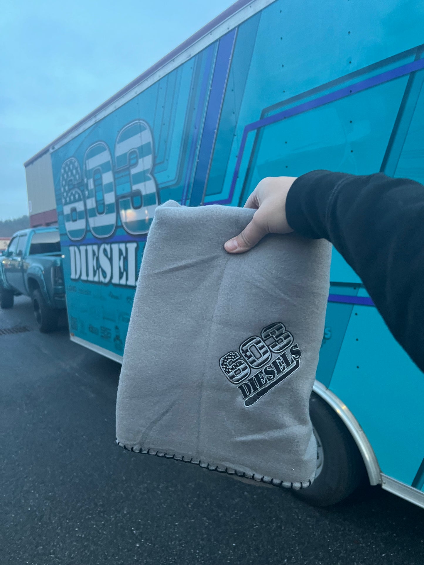 603 Diesels Fleece Blanket