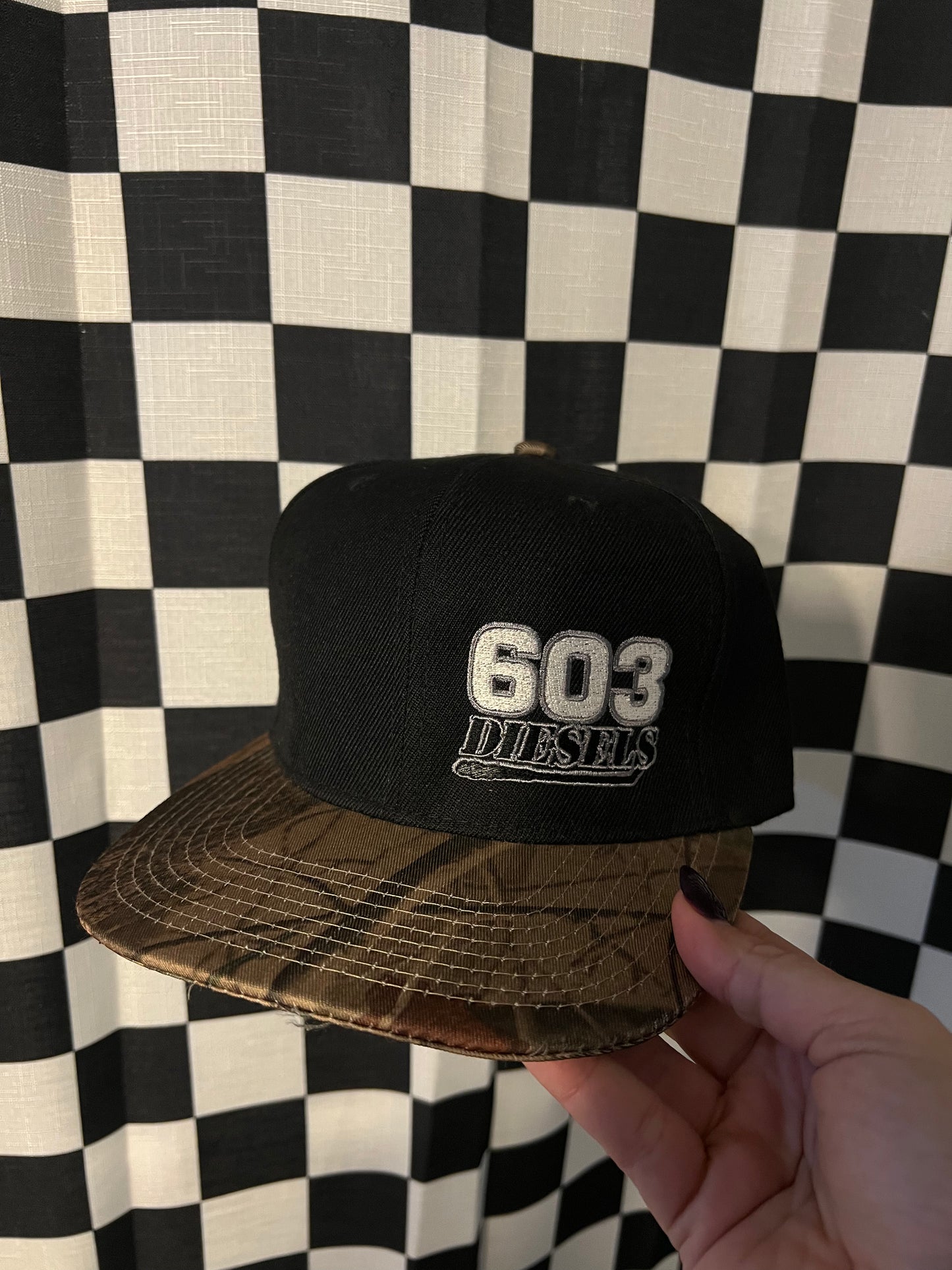 Camo Embroidered Hat