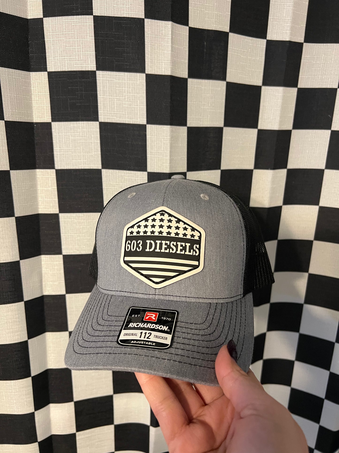 Flag Leather Patch Richardson Hat