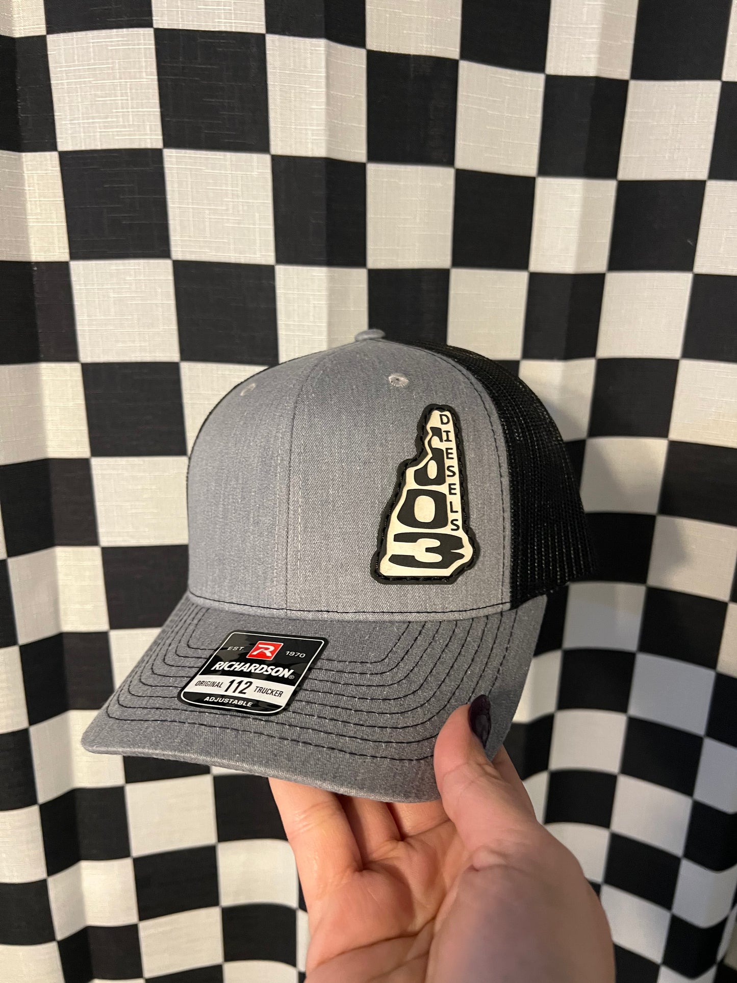 State Outline Leather Patch Richardson Hat