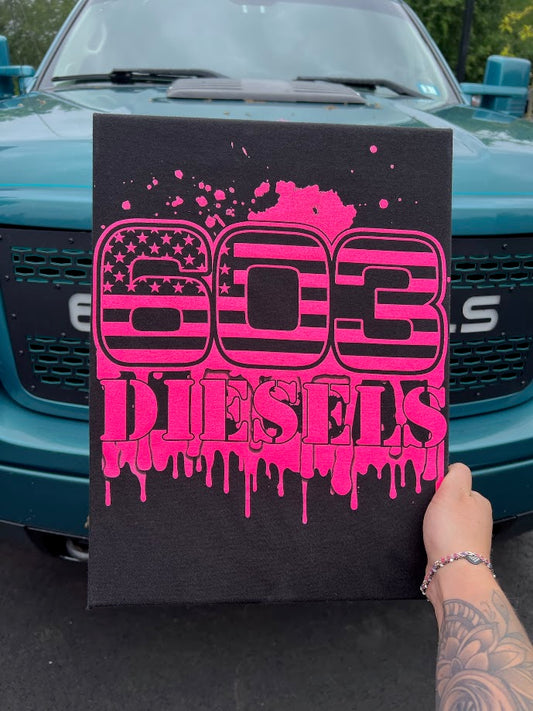 Hot Pink 603 Spray Paint Tshirt