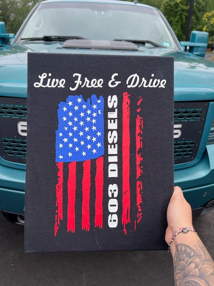 Live Free & Drive Tshirt - 39