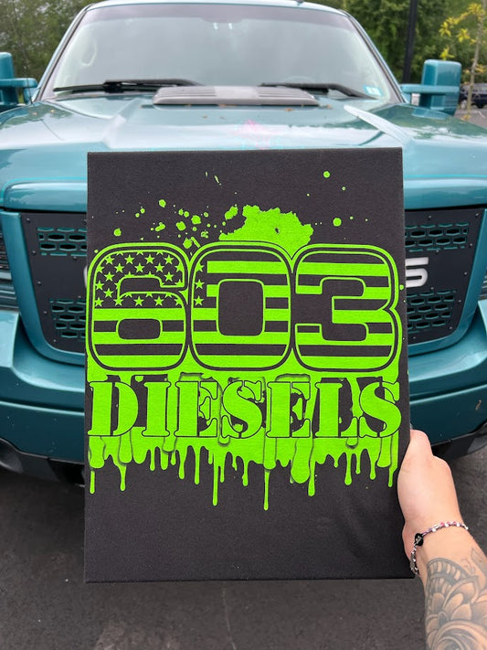 Lime Green 603 Spray Paint Tshirt