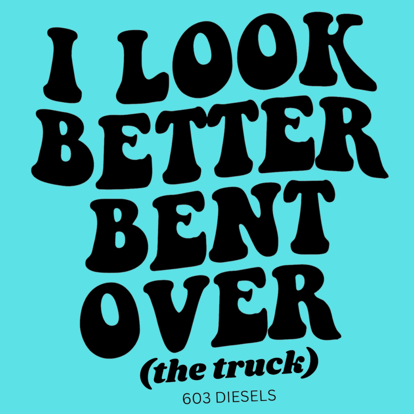 Bent Over Sticker