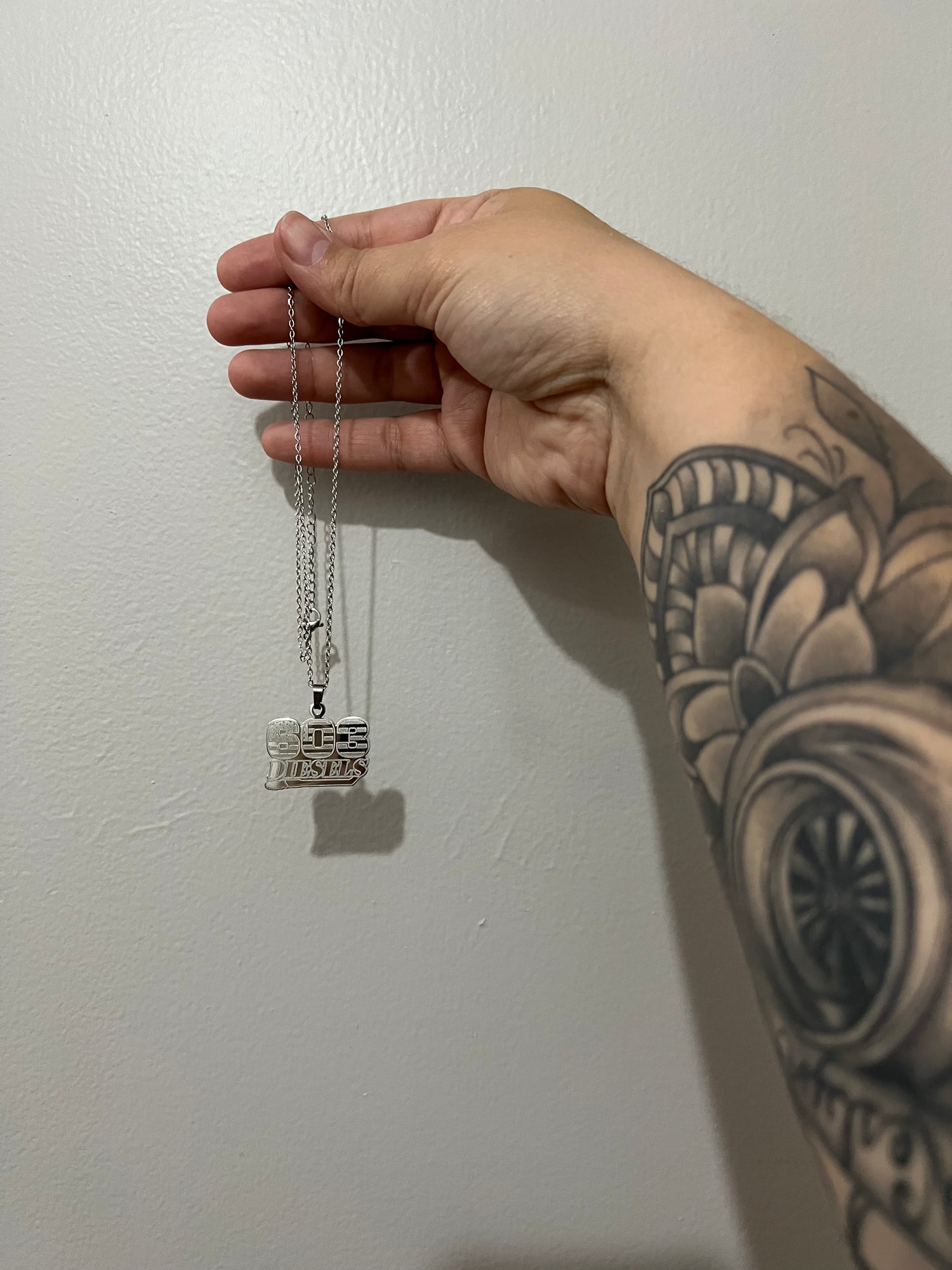 603 Diesels Logo Necklace