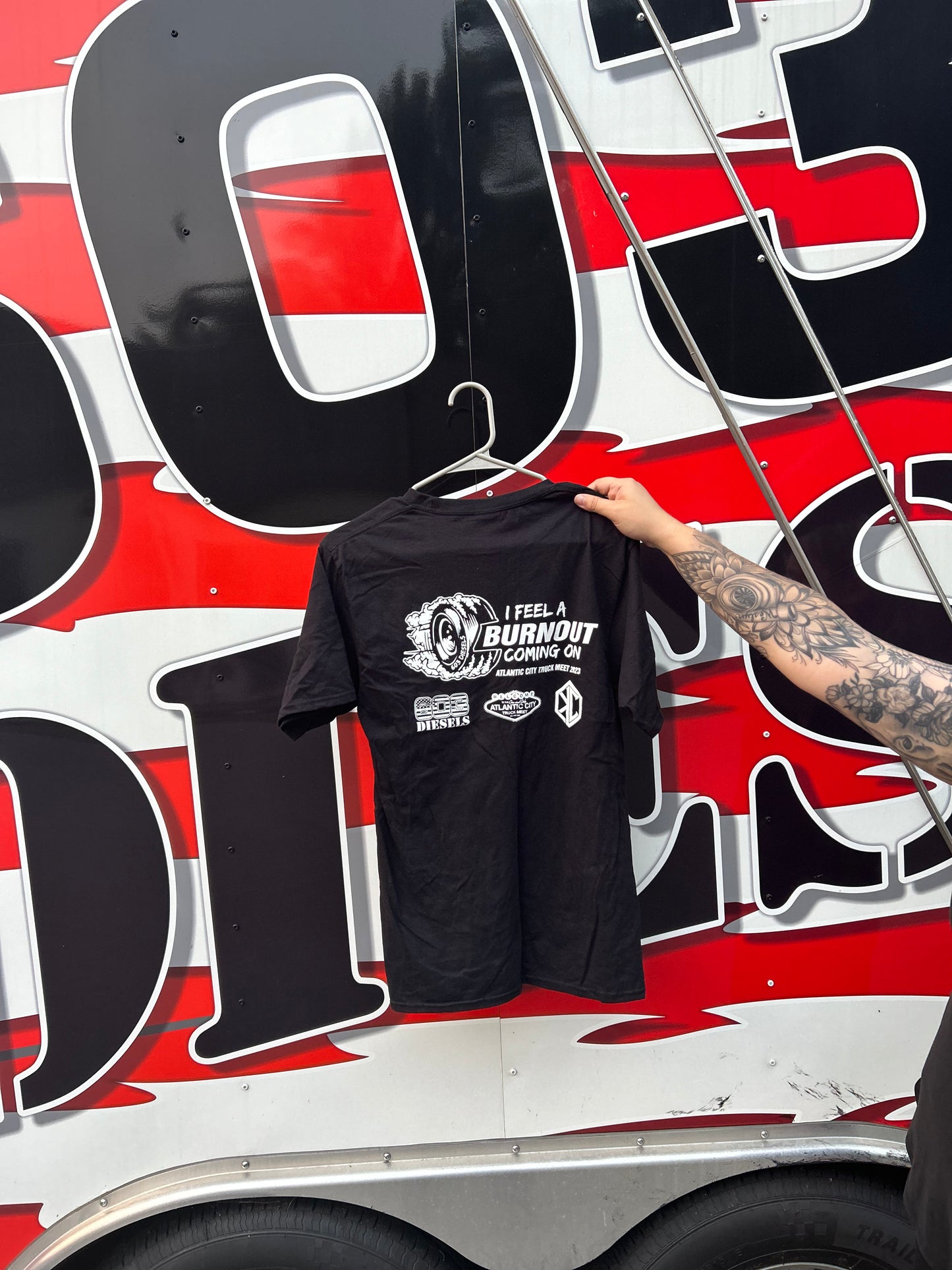 Atlantic City Burnout Tshirt