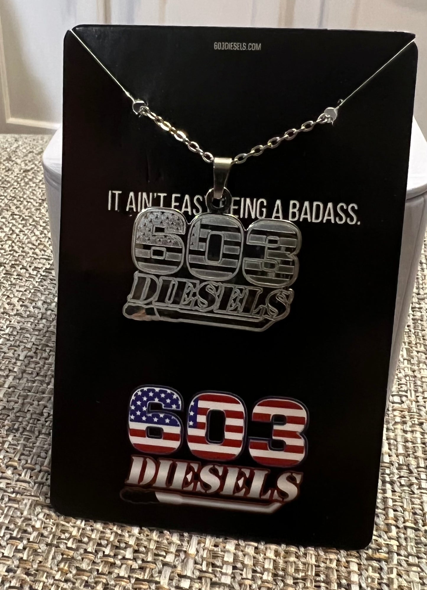 603 Diesels Logo Necklace