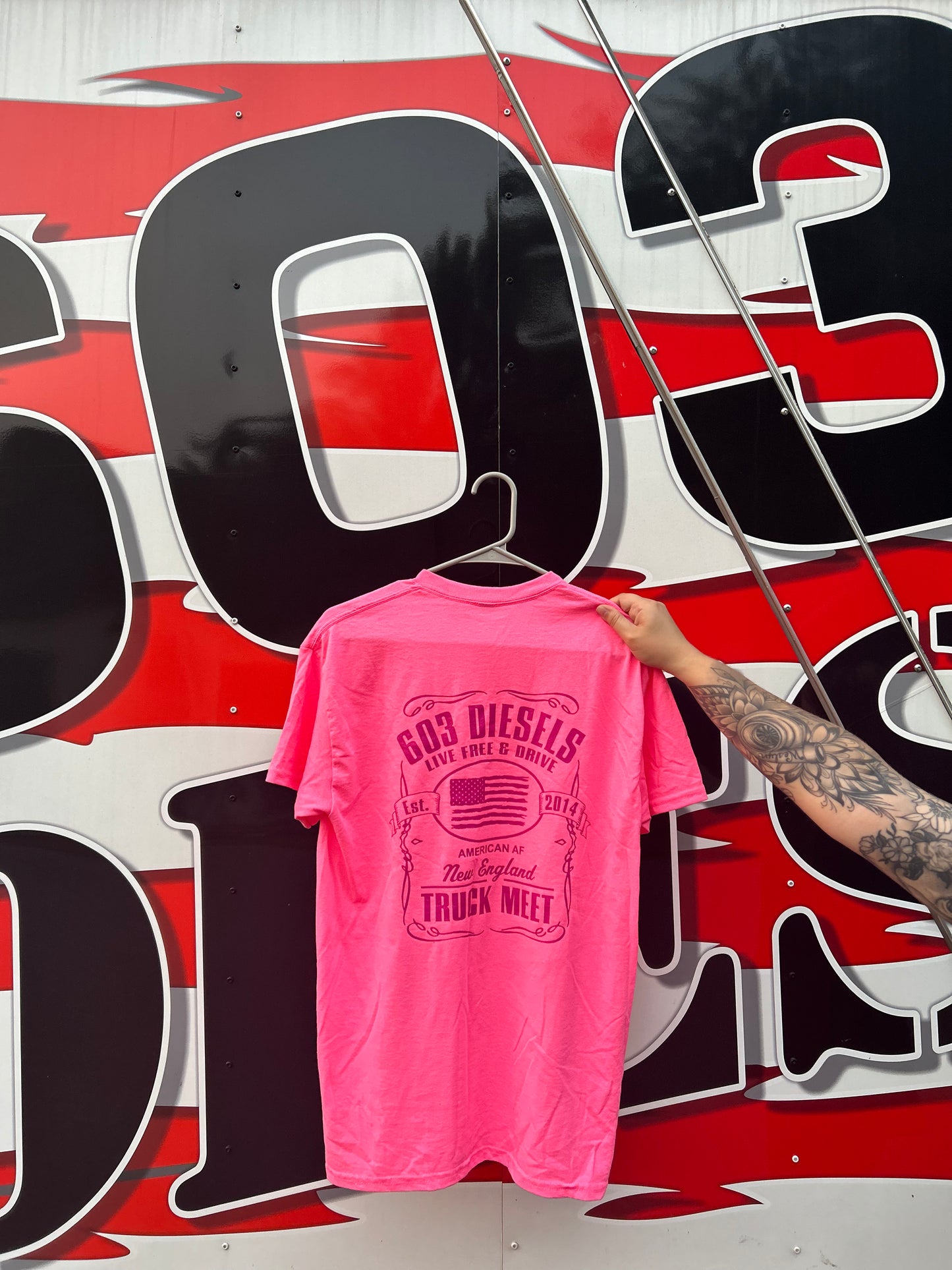 Safety Pink JD T-shirt