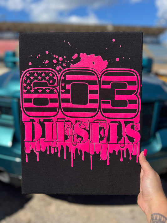 Hot Pink 603 Spray Paint Tshirt