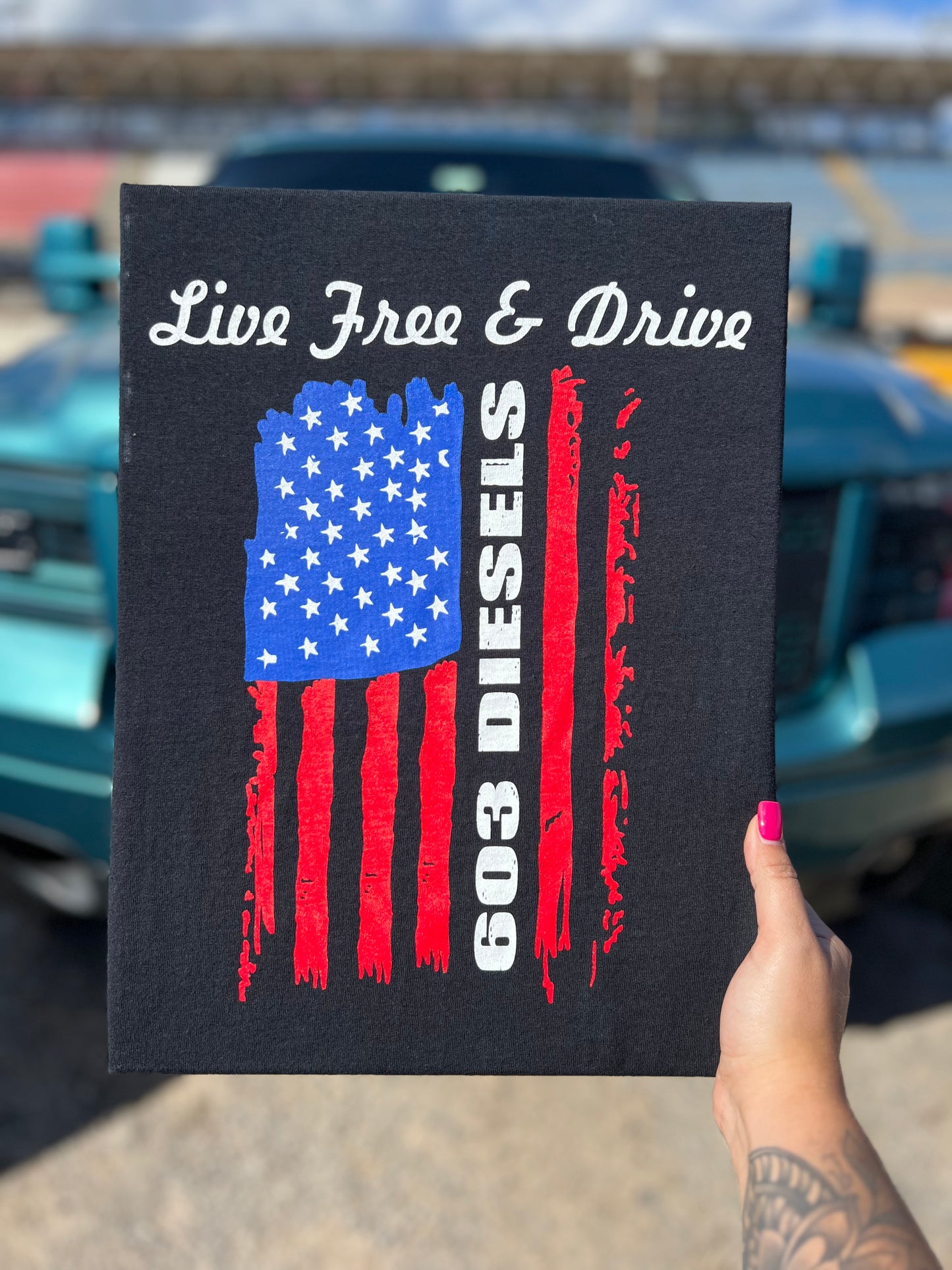 Live Free & Drive Tshirt