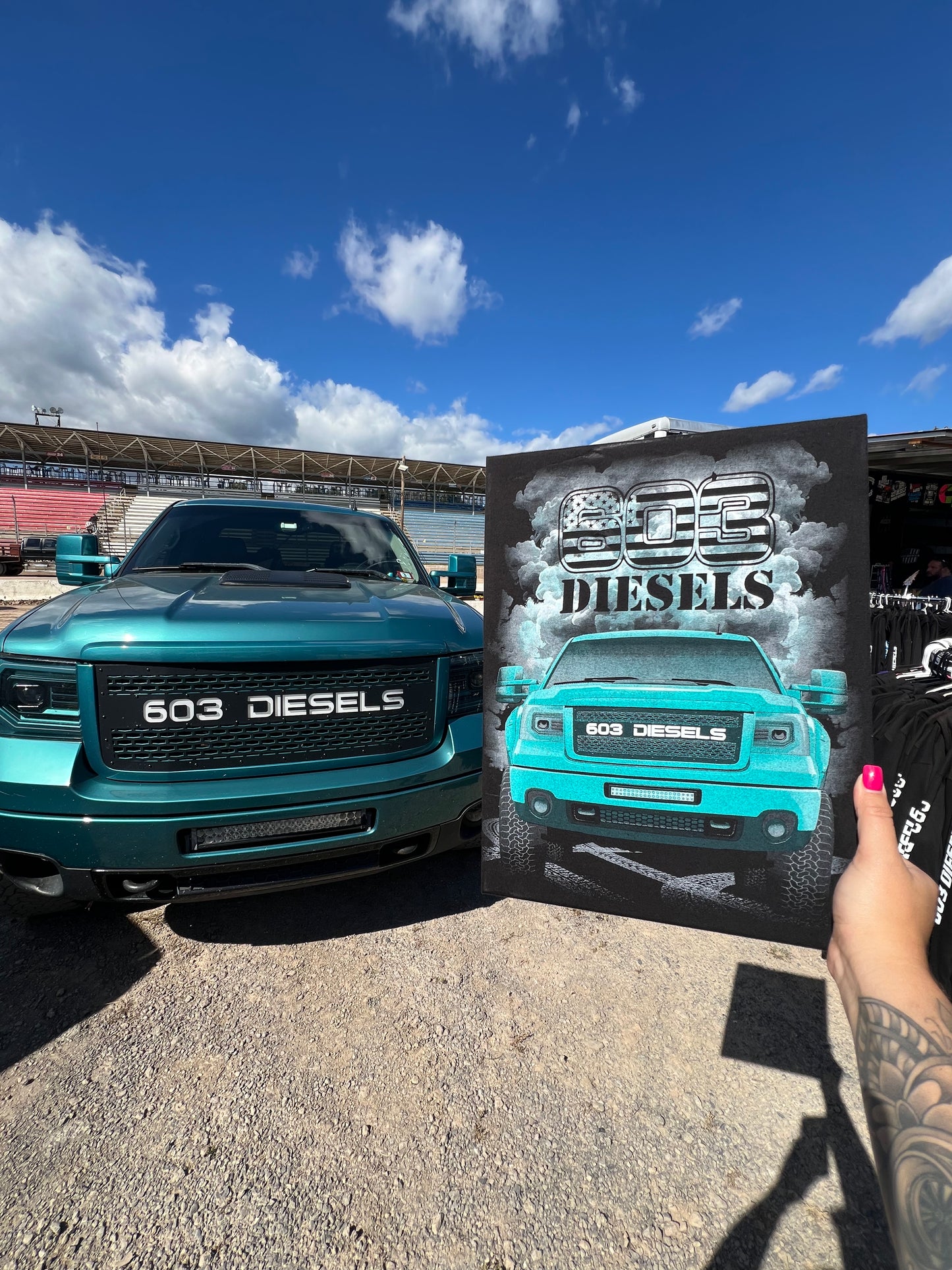 Her Teal Duramax Tshirt