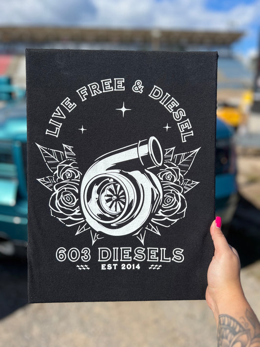 603 Diesels Roses Tshirt