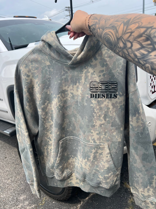 Olive Camo Hoodie