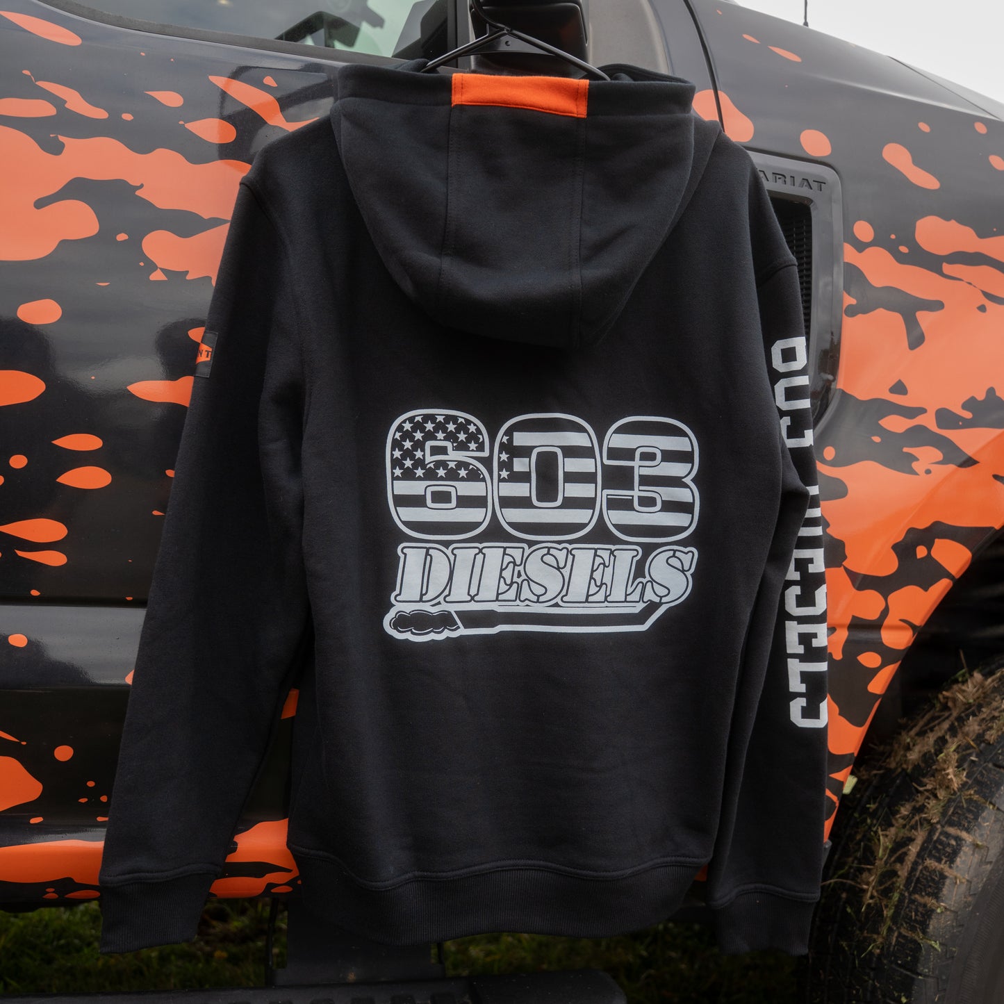 603 x BRUNT White Logo Shevlin Hoodie