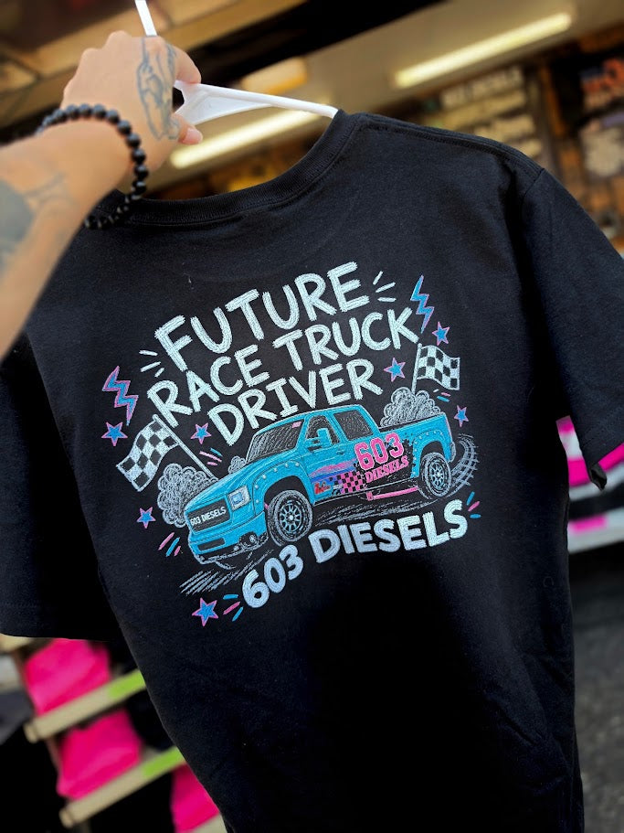 Future Race Truck Driver Kids Shirt