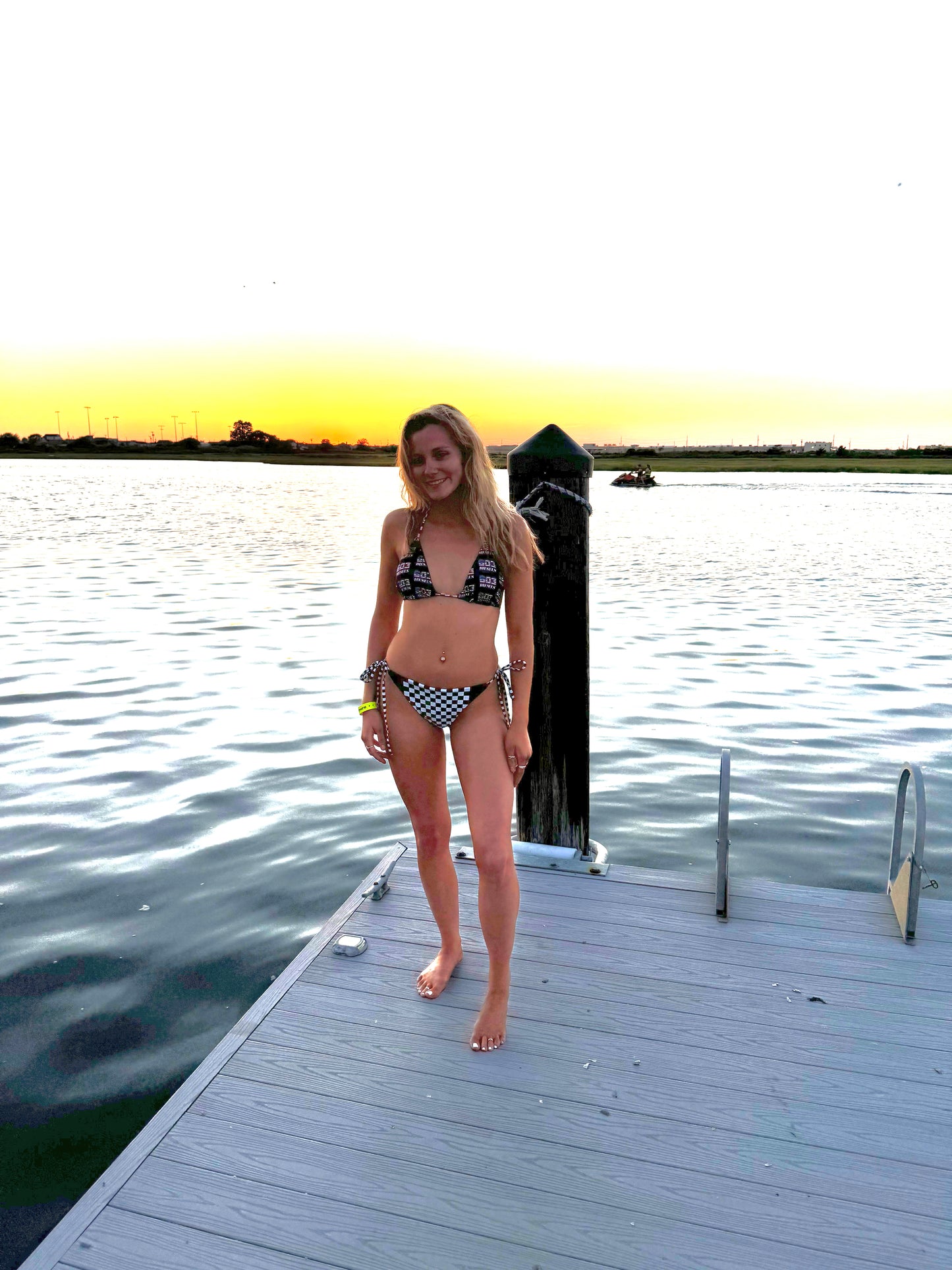 603 Diesels Checkered String Bikini