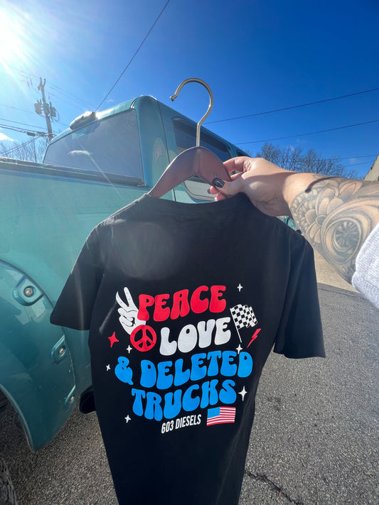 Peace Love & Trucks Tshirt