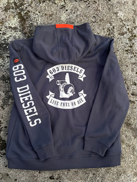 603 x BRUNT Classic Hoodie in Navy