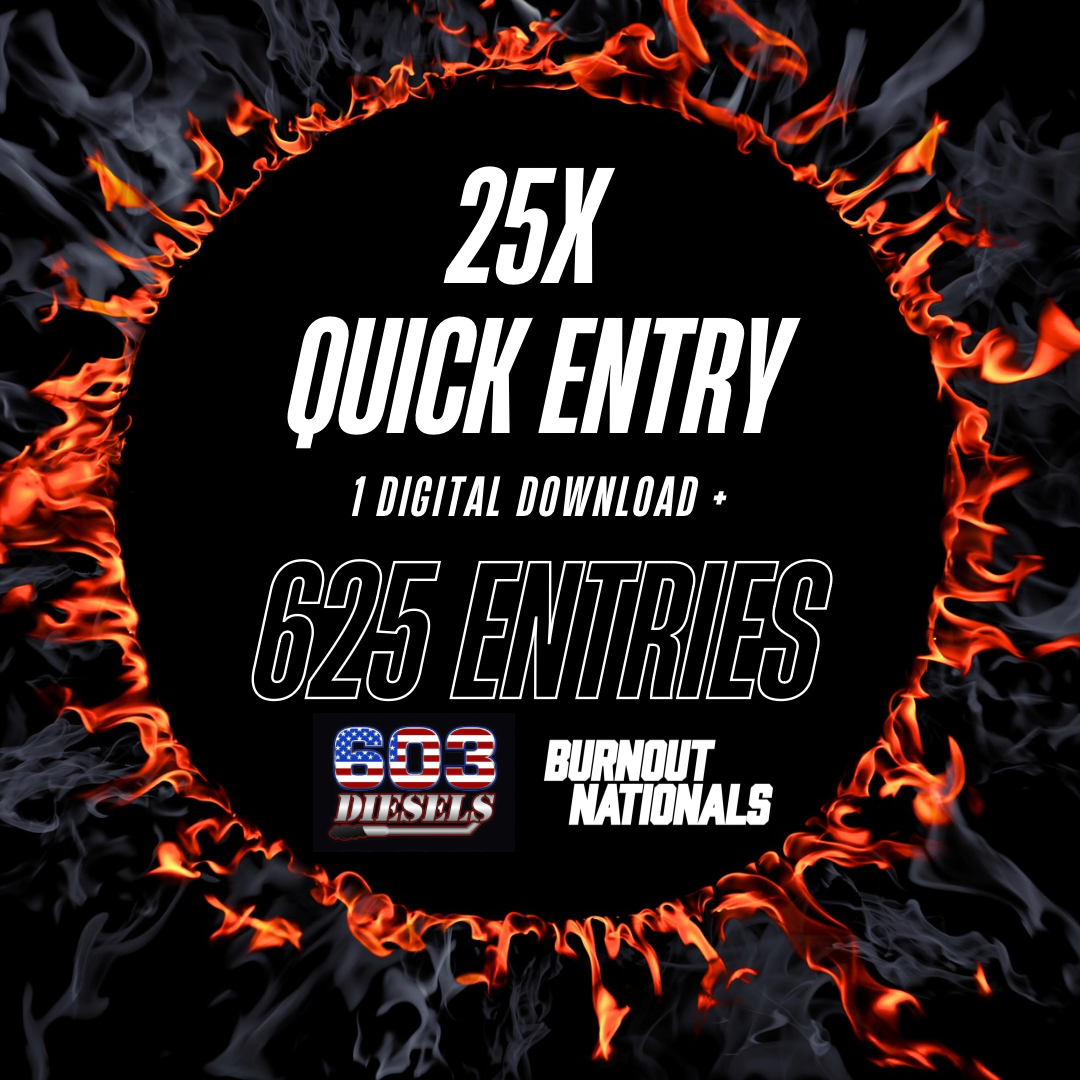 Quick Entry Pack - 625 ENTRIES