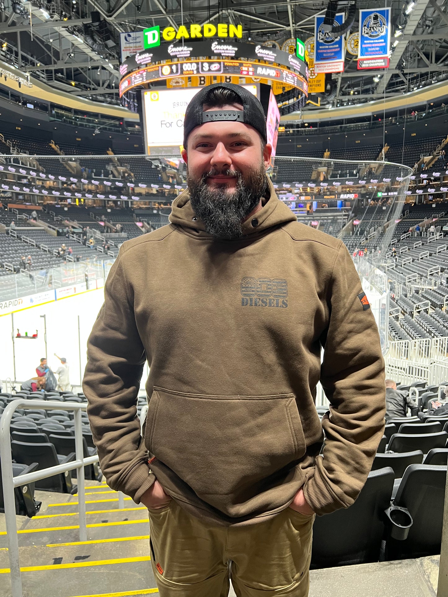 603 x BRUNT Brown Logo Shevlin Hoodie