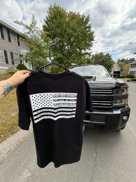 Charlie Kirk Fundraising Tshirt