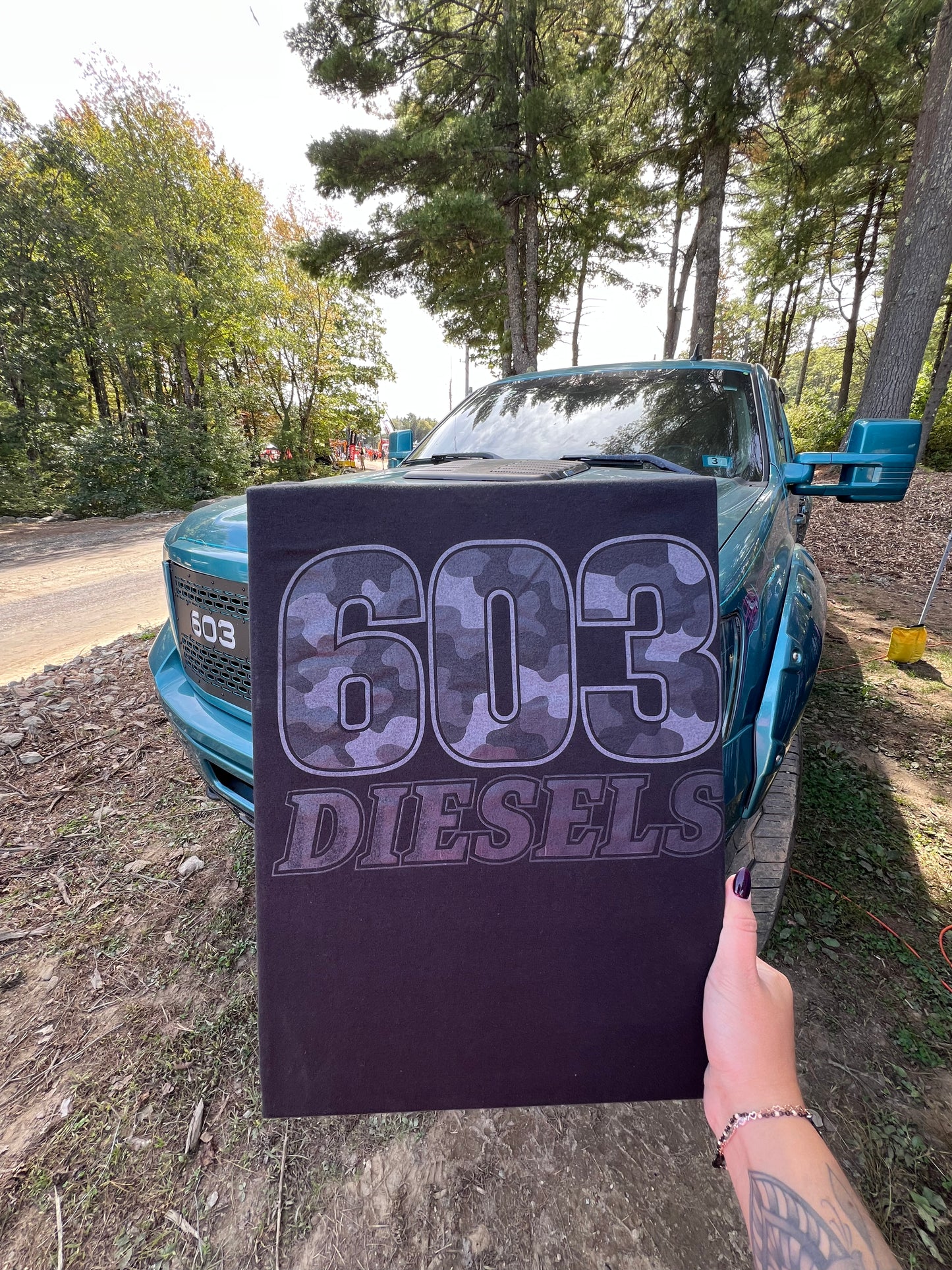 603 Diesels Grey Camo Tshirt