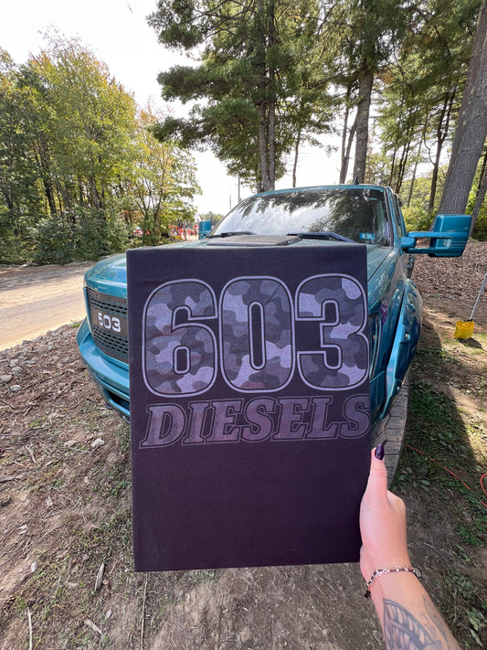 603 Diesels Grey Camo Tshirt