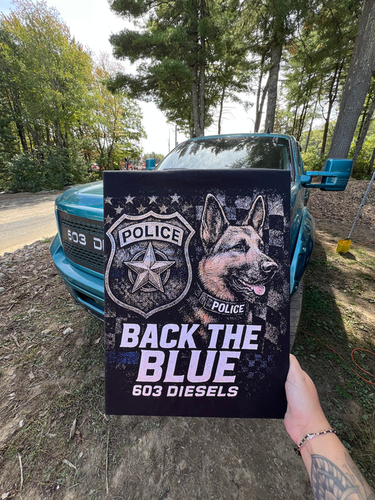 Back the Blue K9 Tshirt