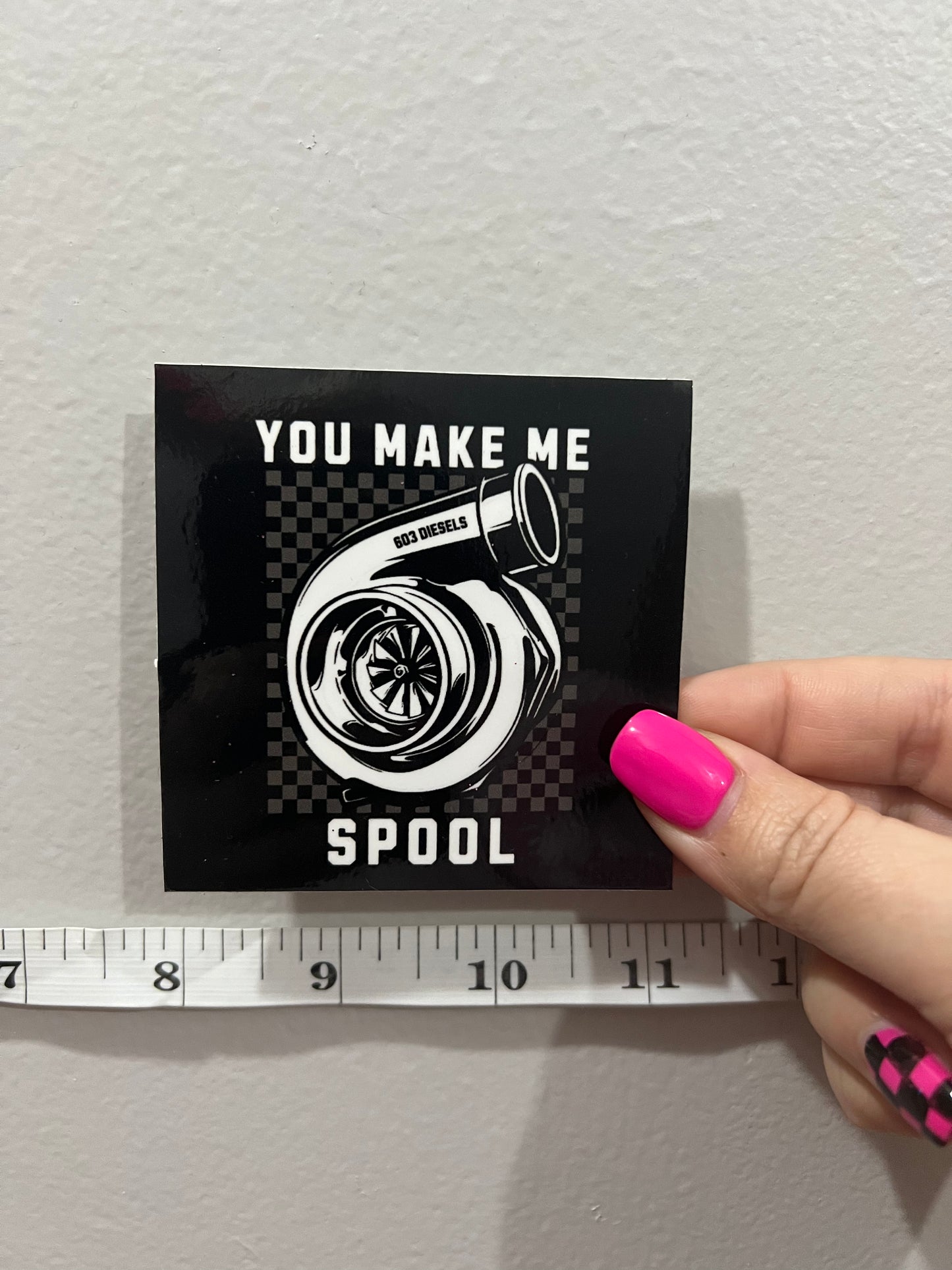 You Make Me Spool Sticker