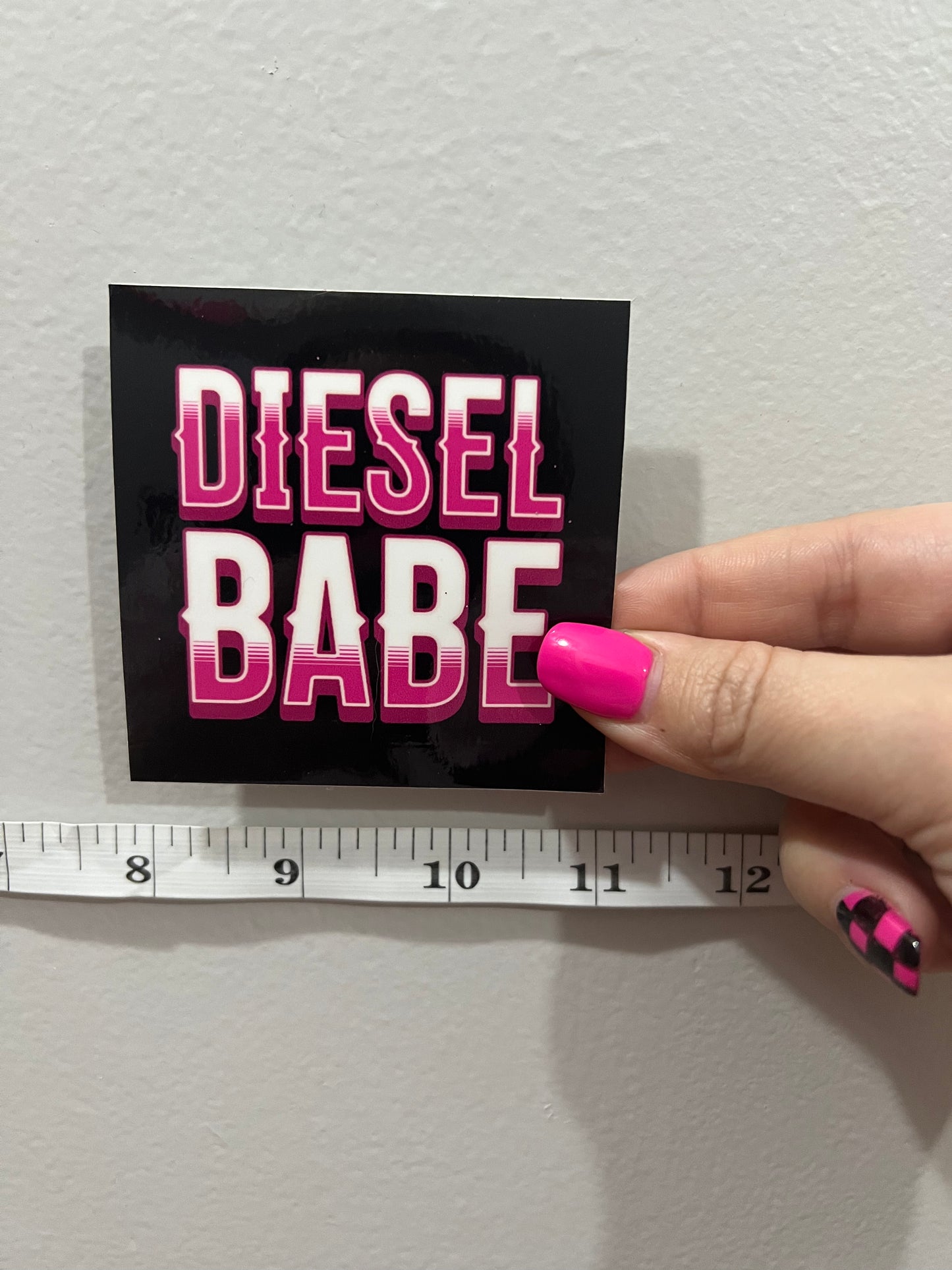 Diesel Babe Sticker