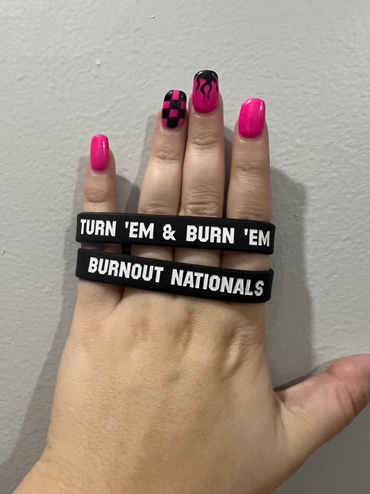 Turn Em & Burn Em Adult Wristband - 10 ENTRIES