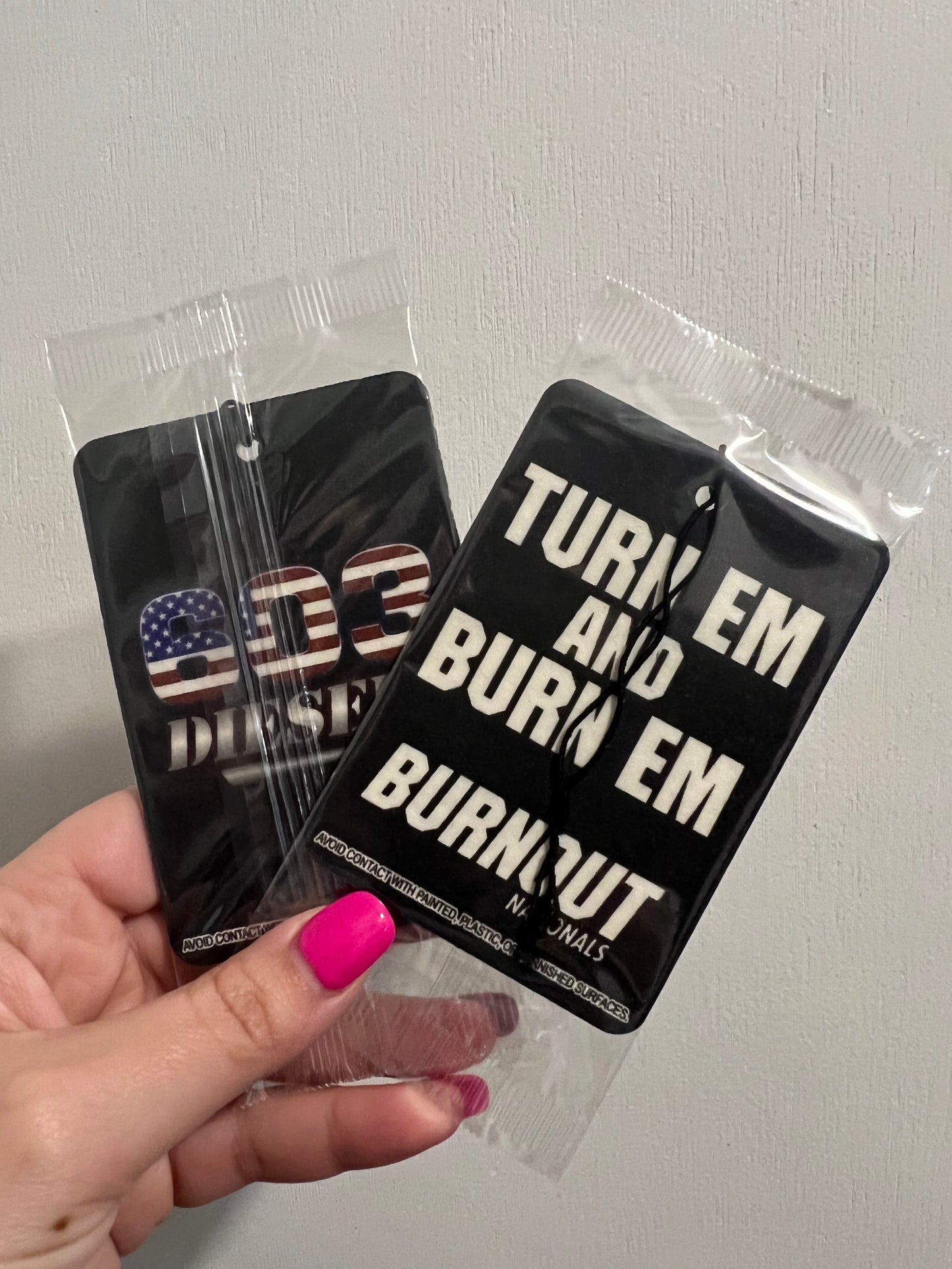 603 Diesels x Burnout Nationals Air Freshener - 10 ENTRIES