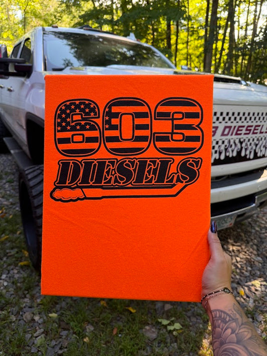 Safety Orange Logo Tshirt