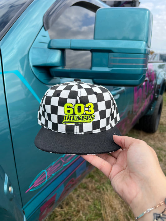 Checkered Kids Hat