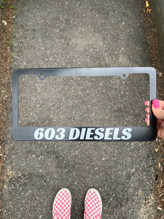 603 Diesels License Plate Cover