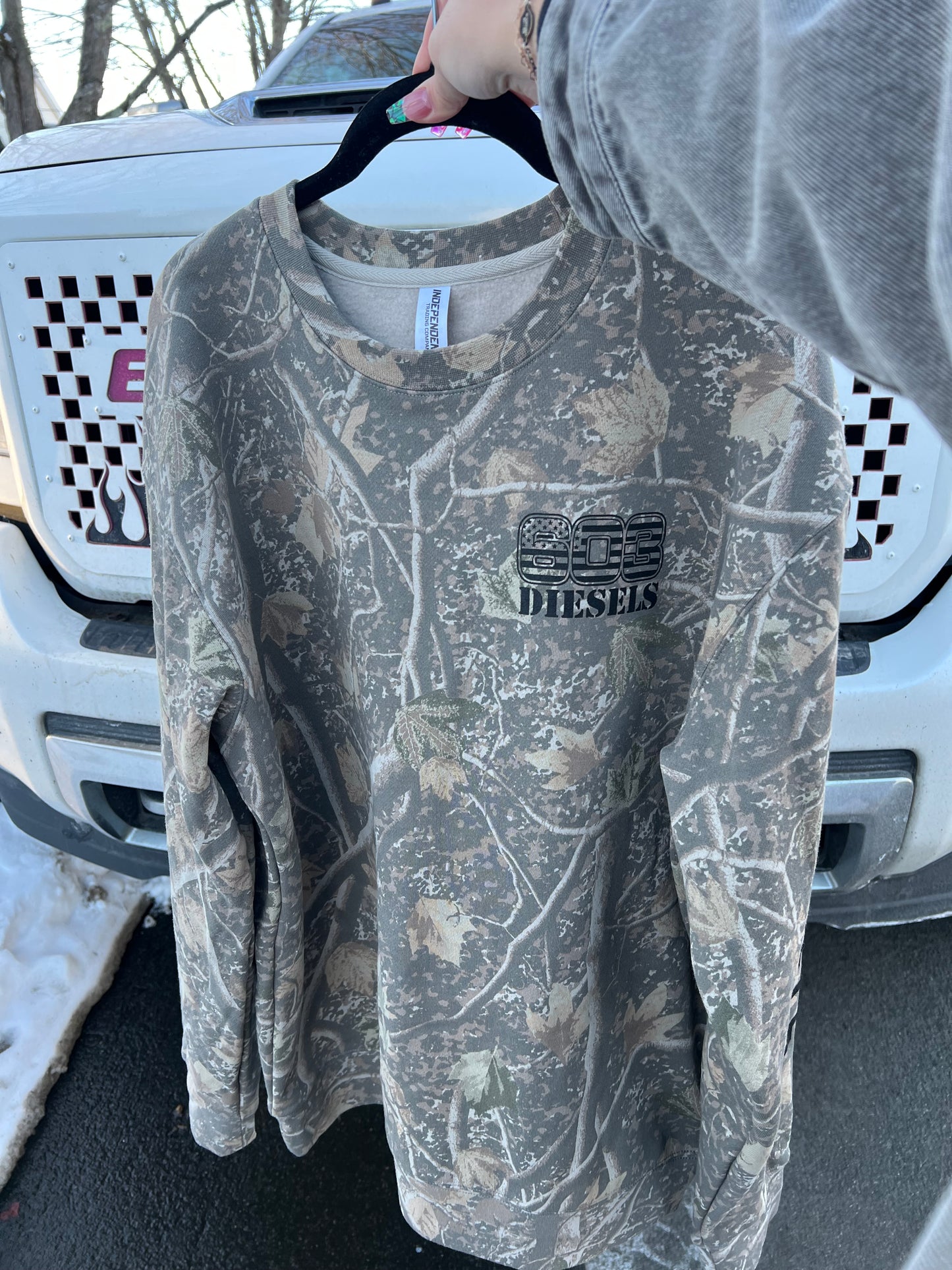 Camo Crewneck