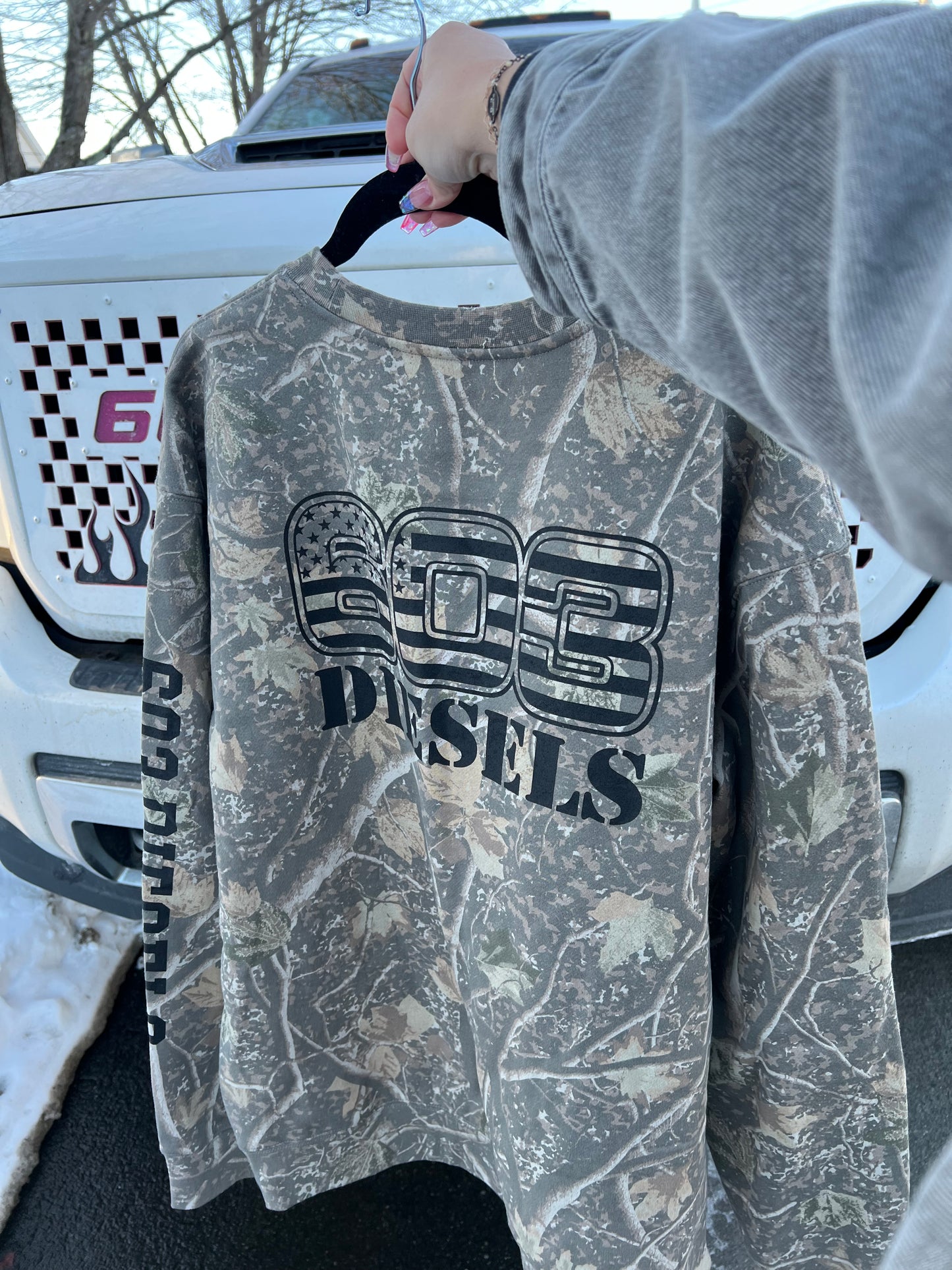 Camo Crewneck