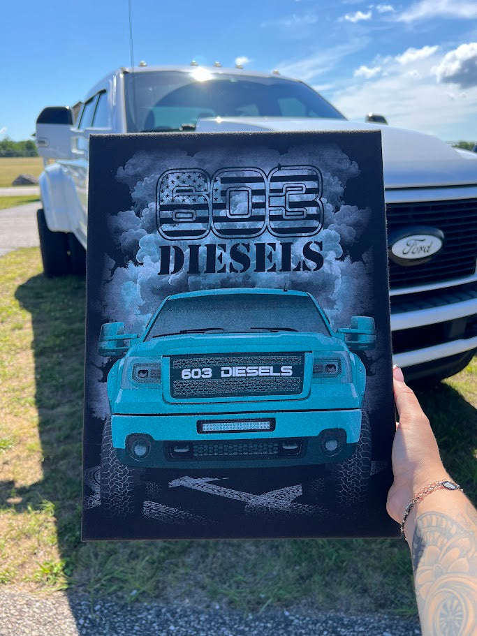 Her Teal Duramax Tshirt