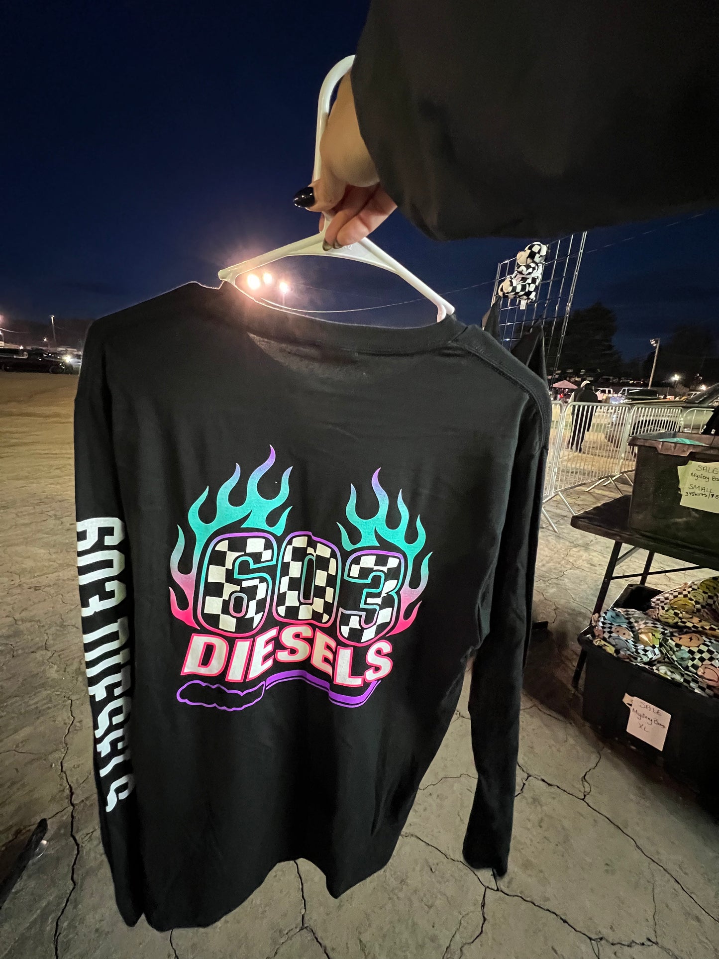 Ombre Flame Long sleeve